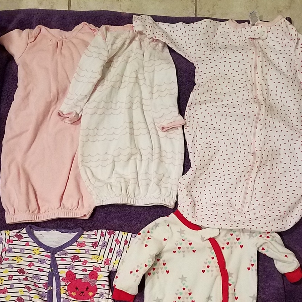 Girls Newborn pjs